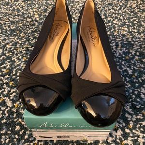 Abella Black Flats
